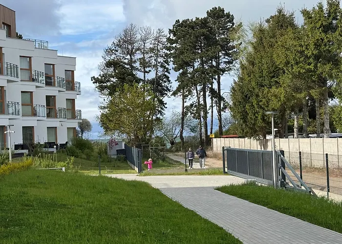 Mika Let's Sea 73 Tuz Przy Plazy, Klimatyzacja, Basen Апартаменты Гонски